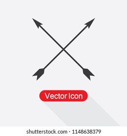 Arrow Bow Icon Vector Illustration Eps10