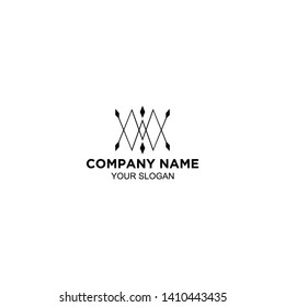 arrow bow logo design vector