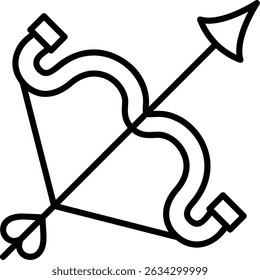 Arco de flecha Nuevo Vector de diseño de iconos creativos