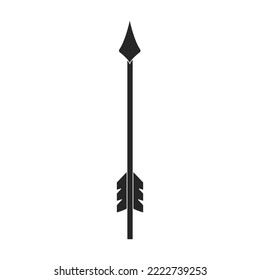 Pfeil für Bug-Vektorsymbol. Schwarzes Vektorsymbol einzeln auf weißem Hintergrund, Pfeil für Schleife.