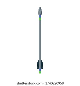 Pfeil für Bugvektorsymbol.Cartoon Vektor Symbol isoliert auf weißem Hintergrund Pfeil für Bogen.