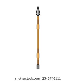 Arrow for bow vector icon.Color vector icon isolated on white background arrow for bow.