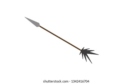 arrow from bow vector on white background