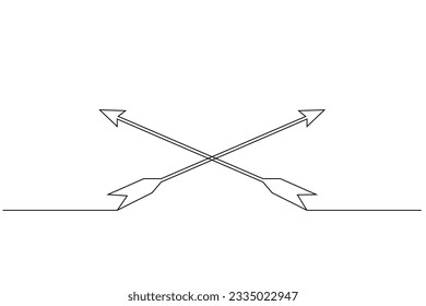 arrow box weapon pose line art