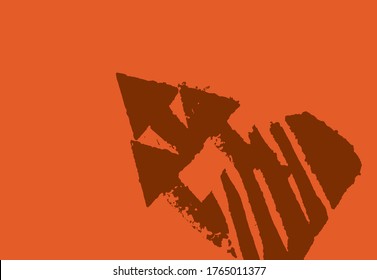 Arrow brush strokes. Hand drawn illustrations. Usable for advertisement, banners, card, book cover, brochure, decoration, poster, web header template and etc.
