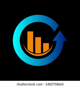 
arrow busines logo vector eps 10