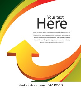 arrow business background