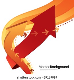 arrow business background