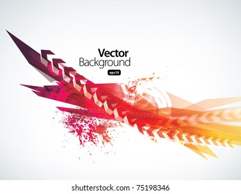 arrow business background