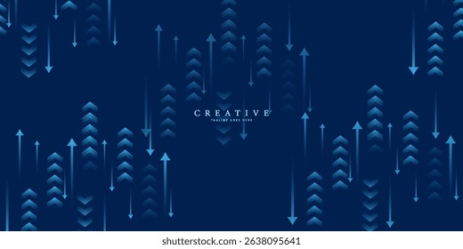 Up arrow business direction symbol on illustration graphic design icon background with improvement market trend growth chart concept or success strategy development increase progress sale target sign.