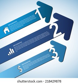 Arrow Business Easy to use, modify, adjust color and size. Shadow are made with transparency set to Multiply. 