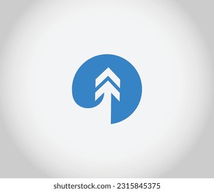 Arrow business finance globe logo refresh vector icon