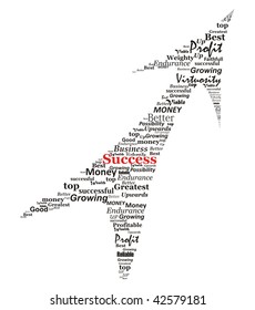 arrow of business growth