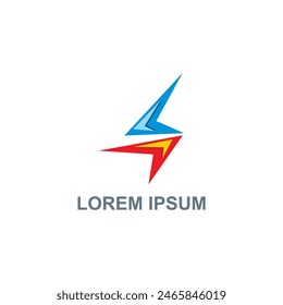 arrow business logo design template in white background