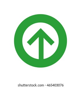 arrow button direction infographic symbol icon. Isolated and flat illustration. Vector graphic