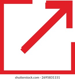 Ícone De Botão De Seta Destine Instruction. 