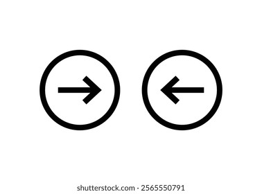 arrow buttons pointing left and right