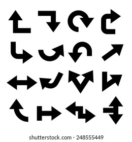 arrow buttons set