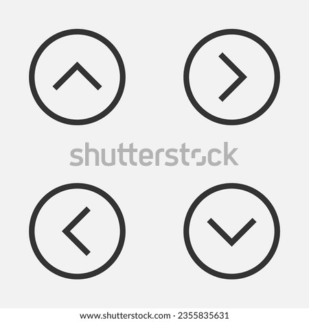 Arrow caret circle icon up down next previous caret button