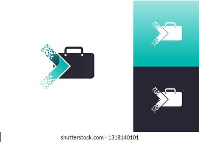 Arrow Case Pixel Logo Inspirations Template