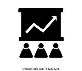 arrow chart icon