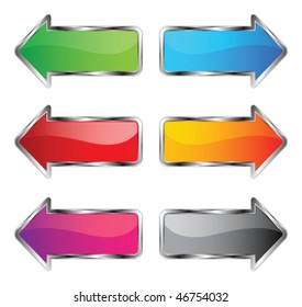 Arrow chrome button