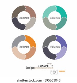 arrow circle .circular arrow.arrow colorful. Circle.vector Illustration .