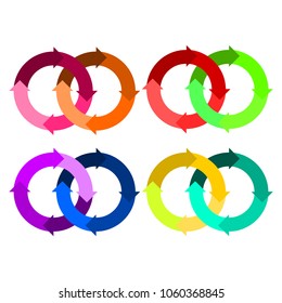 Arrow Circle Colorful