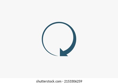Arrow circle cool logo design