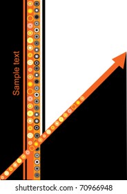 arrow and circle decorative design