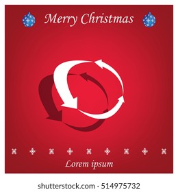 Arrow circle icon - cycle, loop & roundabout signs etc