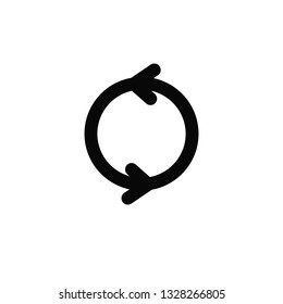 Arrow, circle, icon. Element of arrow for mobile concept and web apps illustration. Thin flat icon for website design and development, app development. Premium icon on white background