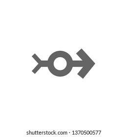 Arrow, circle icon. Element arrow icon. Premium quality graphic design icon. Signs and symbols collection icon for websites, web design, mobile app