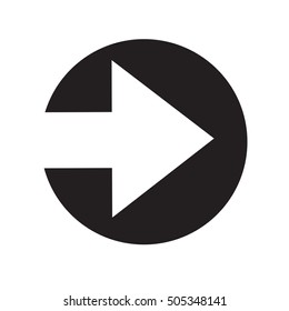 arrow circle icon illustration design