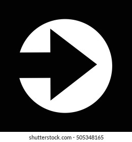arrow circle icon illustration design