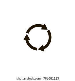 arrow circle icon. sign design