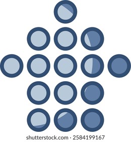 up arrow circle icon, transparent background. replaceable blue color design