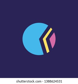 Arrow, circle Icon Vector Logo Template