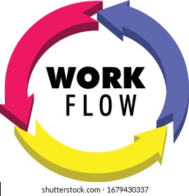 ARROW IN CIRCLE FOR INFOGRAPHIC. TEMPLATE SYMBOL FOR DIAGRAM, PRESENTATION AND CHART. GRAPHIC ELEMENTS