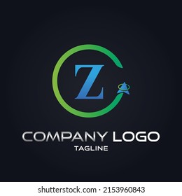 Anfangsbuchstabe Z Logo-Design