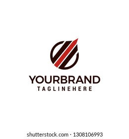 arrow circle innovation Logo Design Template