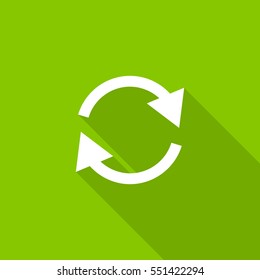 arrow circle linear icon for websites and mobile minimalistic flat design.