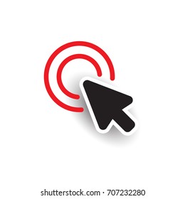 Arrow click icon.