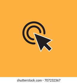 Arrow clicking icon.