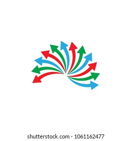 arrow colorful logo