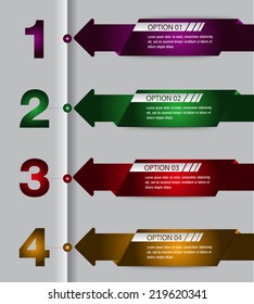 arrow colorful modern text box time line template for website computer graphic and technology, speech bubble, text box. 