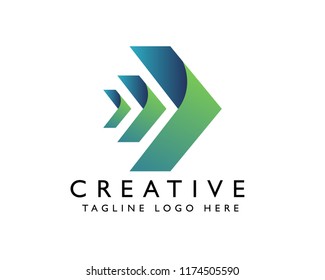Arrow company | vector logo | Arrow icon | Template - Shutterstock ID 1174505590