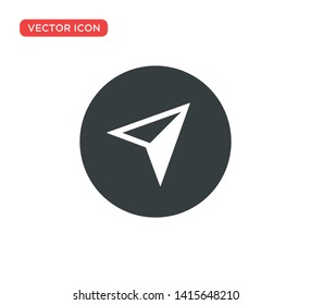 Arrow Compass Icon Vector Illustration Design