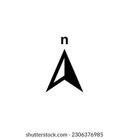 Arrow Compass Icon Vector Illustration Design