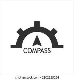 Arrow Compass icons  symbol vector elements for infographic web